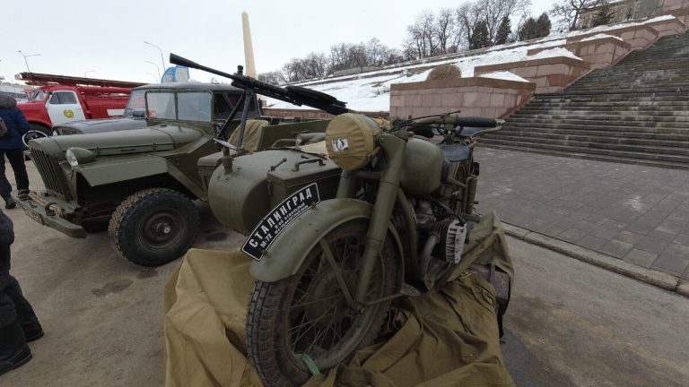 Мотоцикл 8-го отдельного мотоциклетного полка Петра Белика