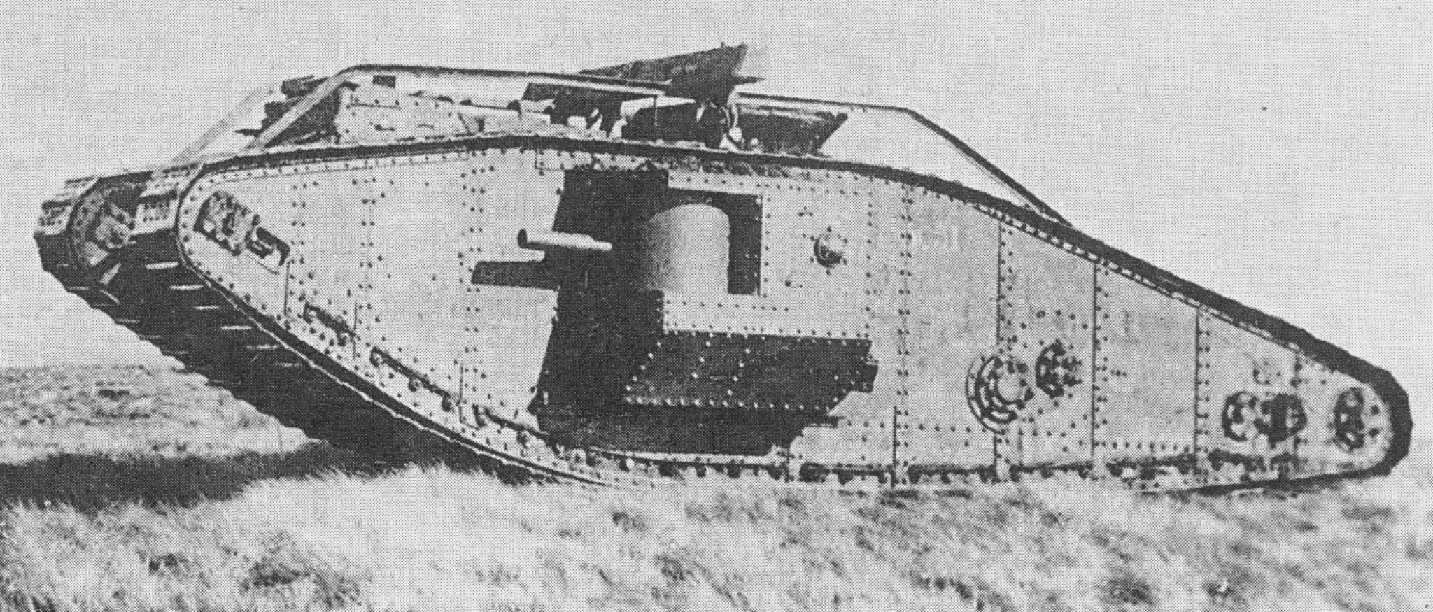 История первых танков. Mark 1 1916.