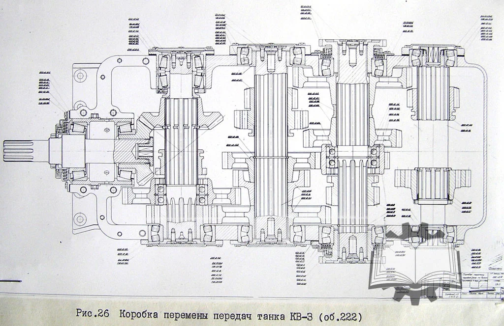 Коробка передач, которая стала прообразом КПП для КВ-1с. В 1941 году работу забросили, но спустя год она пригодилась