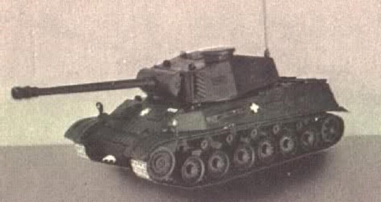    Модель танка 48M Project 88