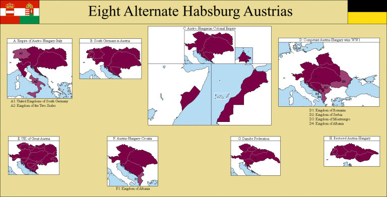 Восемь Австрийских альтернатив или больше Австро-Венгрий хороших и разных. Часть 1