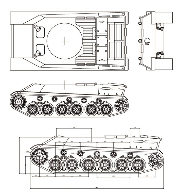 Реконструкция корпуса танка «Тош»