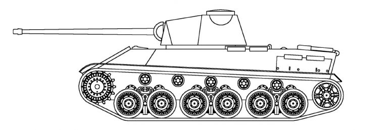Предполагаемый внешний вид танка