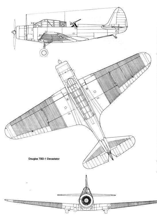  Торпедоносец TBD-1 «Девастейтор» airwar.ru