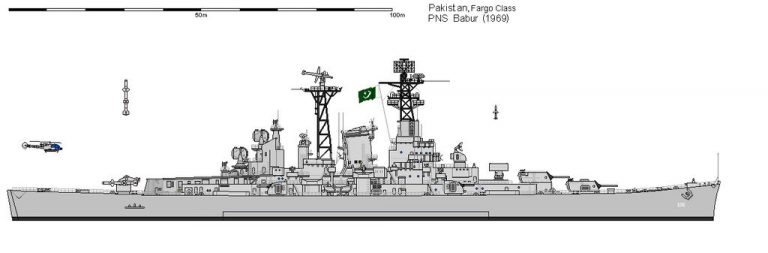 Лёгкий (Ракетный) крейсер "Бабур"