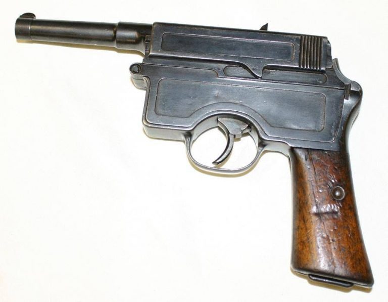     Пистолет «Витали» М1910 Терни. Вид слева. Фото http://littlegun.be