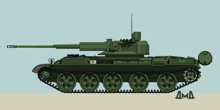 Новый лёгкий танк России Т-62-57