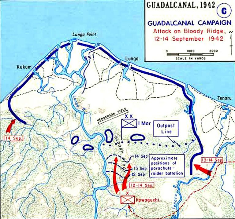   Японское наступление на Лунга-пойнт с 12 по 14 сентября 1942 года
