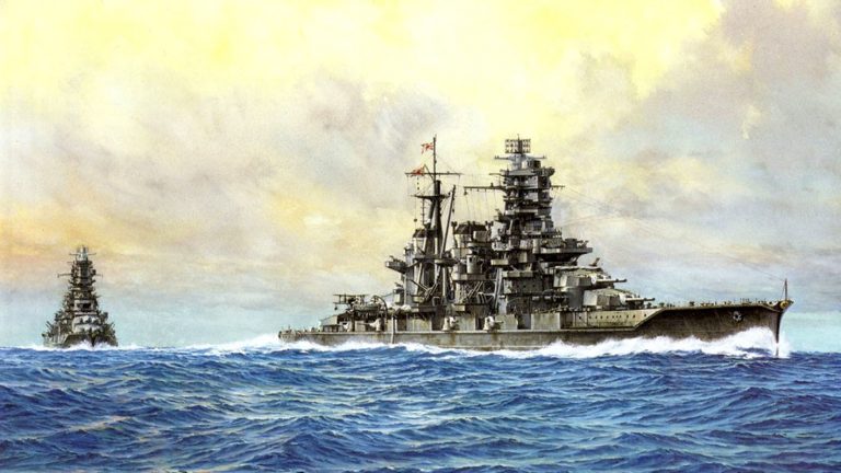 Линейный крейсер «Конго». Картина Юки Такеси