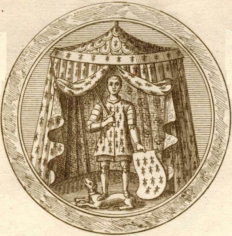 Жан VI Мудрый, герцог Бретани и следующий по значимости феодал Франции после Филиппа Доброго.