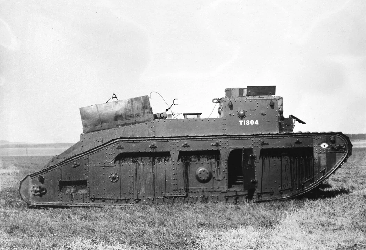 Быстрые британские танки. Часть 8. Medium Mark C smoke generating tank.  1925. 