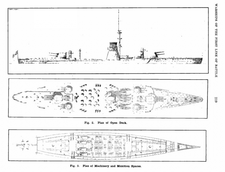 Линкор с четырёхорудийными башнями контр-адмирал Эдуардо Феррати для Итальянского флота