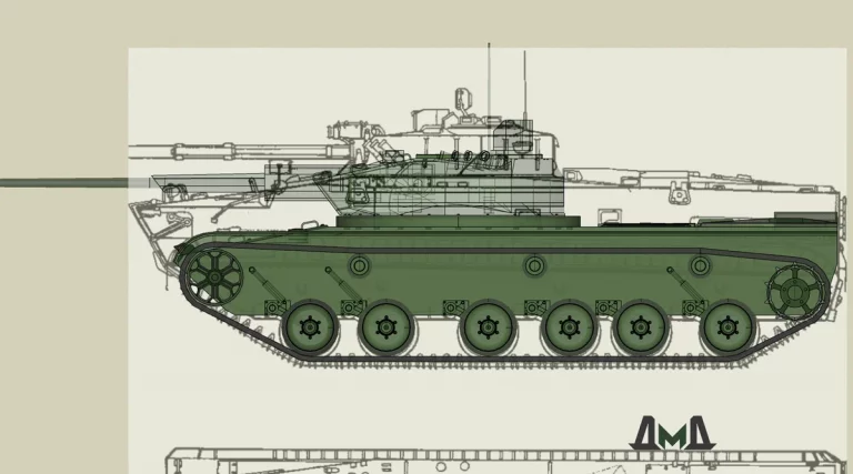       Силуэт БТ-3 почти вдвое меньше БМП-3