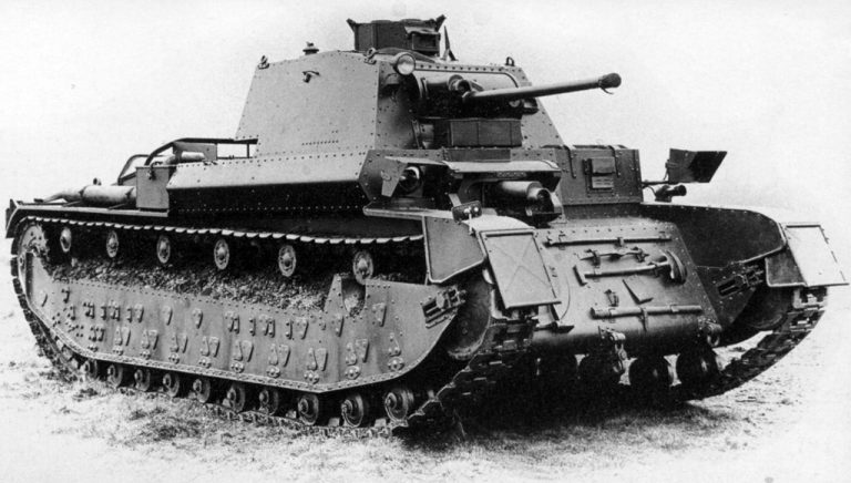 Medium Tank A7E3, который стал базой для создания нового пехотного танка