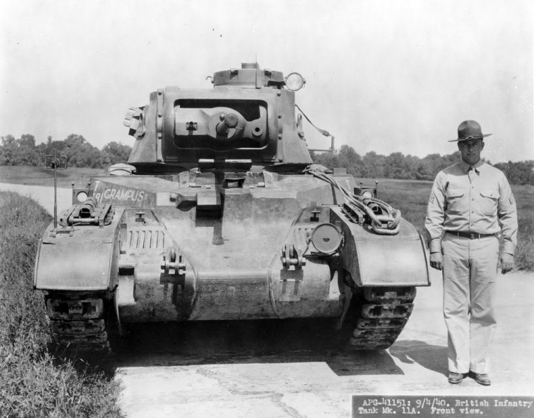 Этот танк в сентябре 1940 года проходил испытания на Абердинском полигоне