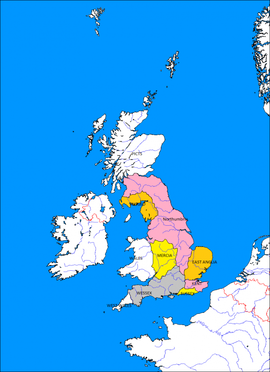 Что если Англо-Саксонская Нортумбрия будет более успешной. Часть 1. Начало. От правления Экгфрита Нортумбрийского до 790 года