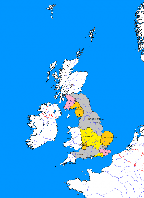 Что если Англо-Саксонская Нортумбрия будет более успешной. Часть 1. Начало. От правления Экгфрита Нортумбрийского до 790 года