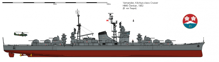 Лёгкий крейсер ПВО победившей Японии «Энкан»