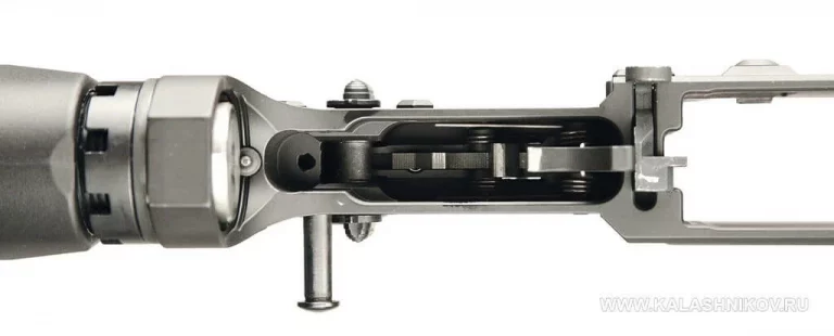       Спусковая коробка STM-308 допускает монтаж любых неагрегатированных УСМ, подходящих к AR-15. На заводе винтовки комплектуют механизмами собственного производства