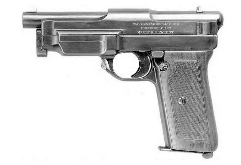    Пистолет Mauser Model 1912. Калибр – 9 мм. Используемый боеприпас – 9×19 mm Parabellum. Емкость магазина – 9 патронов. Вес со снаряженным магазином – 980 грамм. Начальная скорость пули – 340 м/сек. Габаритные размеры – 182х140х32 мм. Пистолет имеет неподвижный ствол и автоматику, работа которой основывается на принципе отдачи полусвободного затвора
