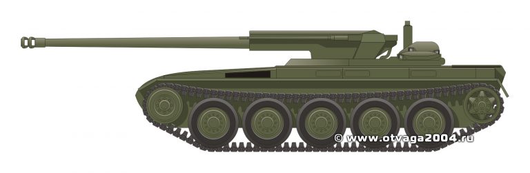       Приблизительно так должен был выглядеть танк «Леопард», разработанный специалистами компании «Carl F.W. Borgward». Реконструкция - otvaga2004.ru