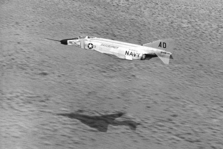 F4H-1 Sageburner во время рекордного полета