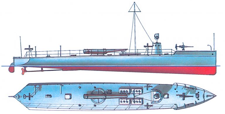 Торпедный катер Никсона (позднейшая версия с 37-мм пушкой)