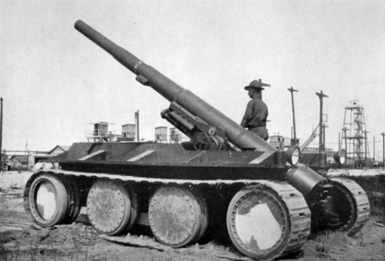  Canon de 155 GPF на шасси танка Кристи, 1919 г.