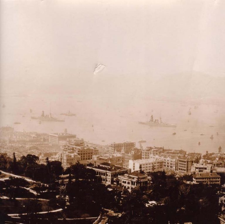    "Нагато " и "Муцу" в Гонконге до модернизации 1934-36 годов