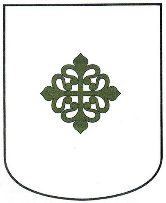   Символ ордена – зеленый крест из геральдических лилий