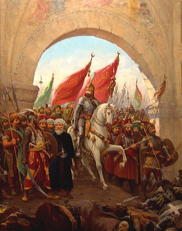   Мехмед II Завоеватель входит в Константинополь