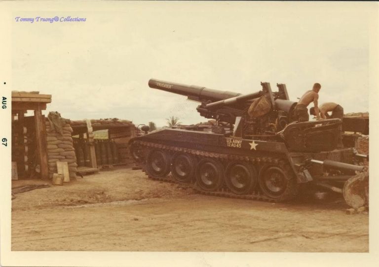 САУ M110 во Вьетнаме