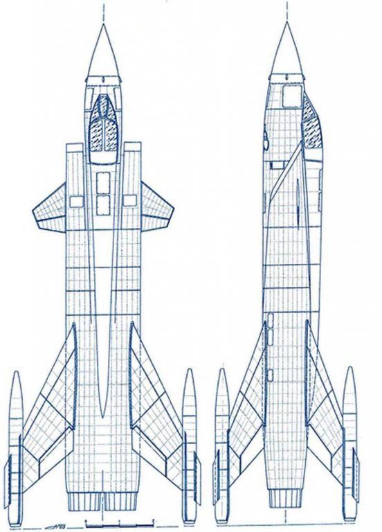 Проект советского истребителя с неординарным вертикальным взлётом и посадкой Шквал-1А