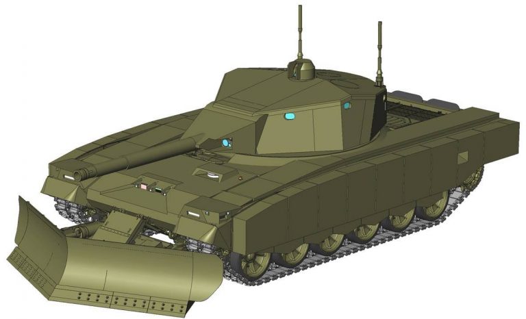  Один из вариантов тяжелой боевой машины НИР "Штурм" - функциональный аналог танка или САУ
