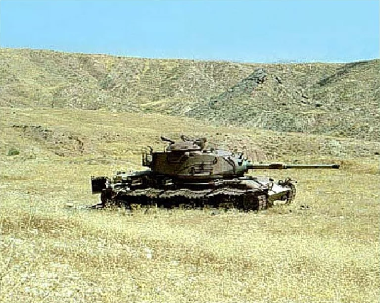  Подбитый иранский танк М60