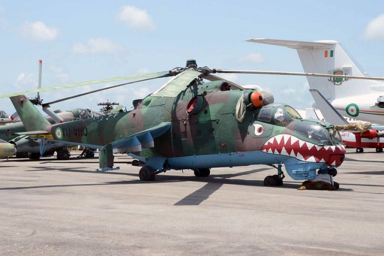  Ми-24В ВВС Кот-д'Ивуара