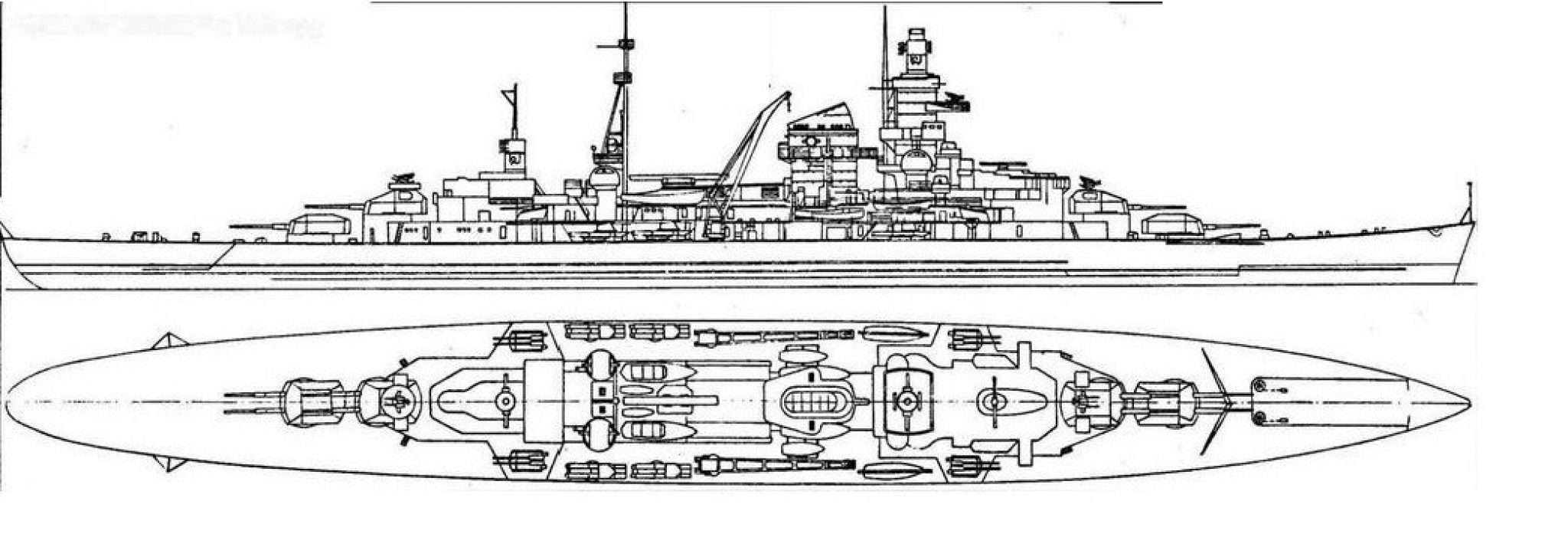 Тяжелый крейсер блюхер чертежи