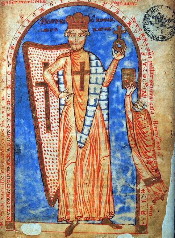 Фридрх Барбаросса на средневековой миниатюре… Фридрх Барбаросса на средневековой миниатюре…