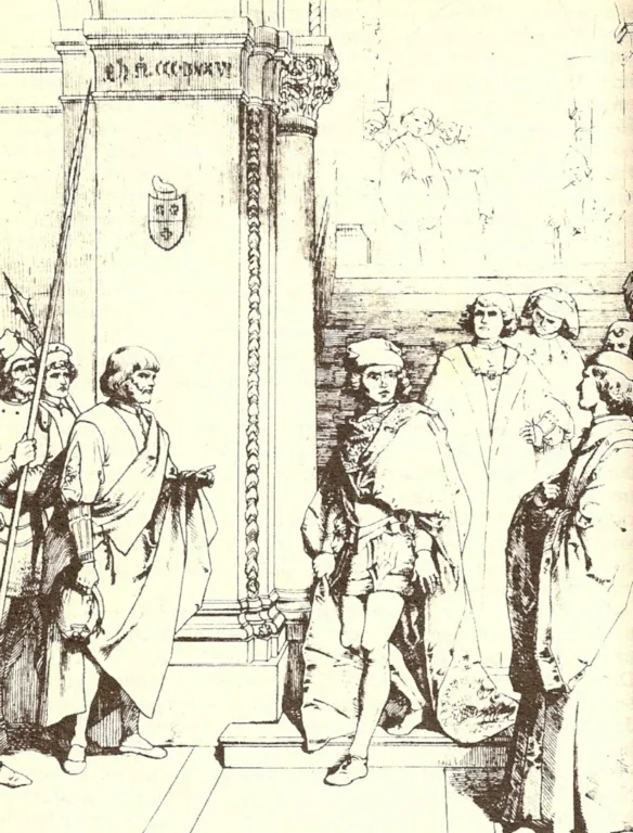Пойманного Карманьолу ведут на суд в Венеции