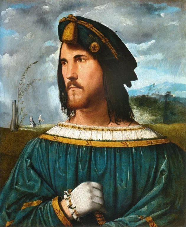 Предположительно (с большой долей вероятности) портрет Чезаре Борджиа - пожалуй, и в наше время некоторые могли бы назвать его красавчиком.