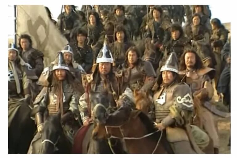Монголы в походе. Кадр из сериала «Чингизхан» производства Монголии и КНР.