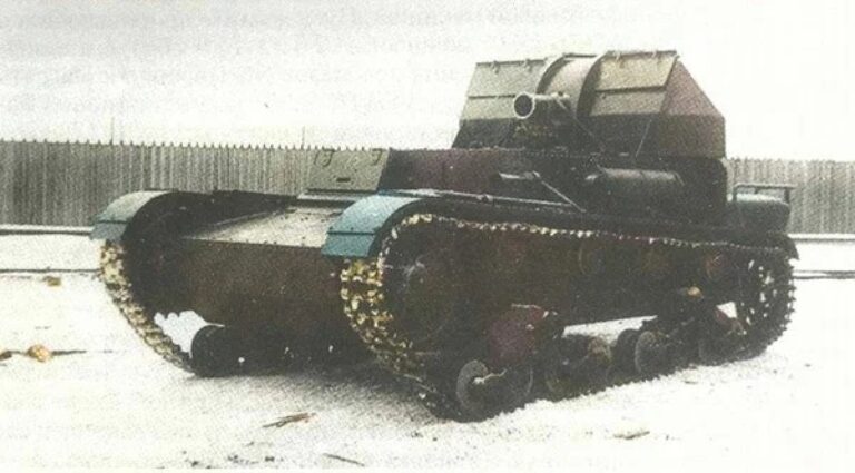 Самоходно-артиллерийская установка СУ-5-2, вооруженная 122-мм гаубицей обр. 1910/30гг.