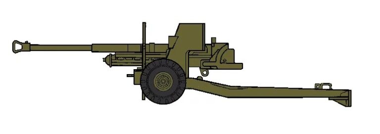 Противотанковая пушка Ordnance, QF, 6 pdr 7-cwt, Mk IV.