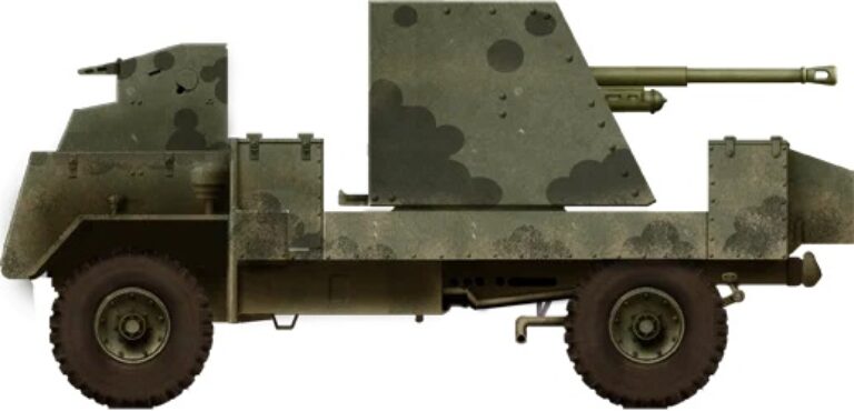 Самоходная противотанковая установка Gun Carrier, AEC, Mk I, 6 pdr. Deacon.