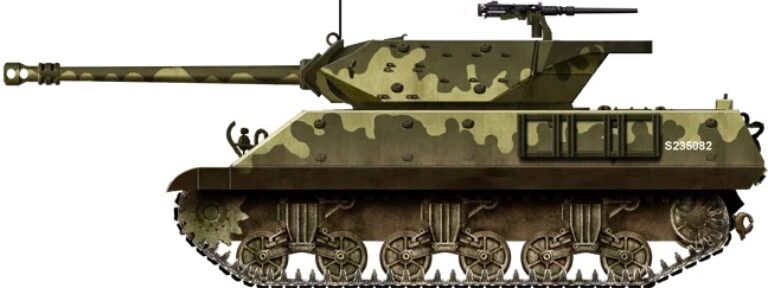 Самоходная противотанковая установка 17 pdr, Self Propelled, Achilles.