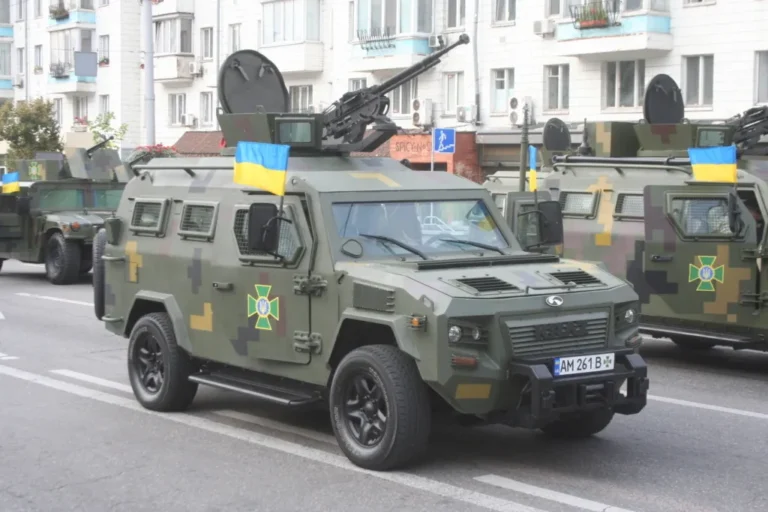 Кугуар с 12,7 мм пулемётом ДШКМ украинской погранслужбы