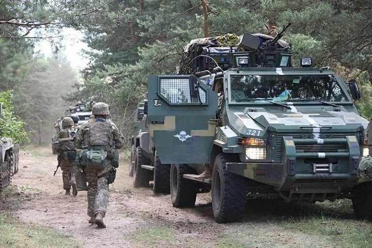 КрАЗ Spartan ранней серии десантно-штурмовых войск Украины. 2017 год