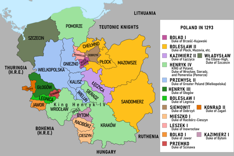 Польша на 1293 год