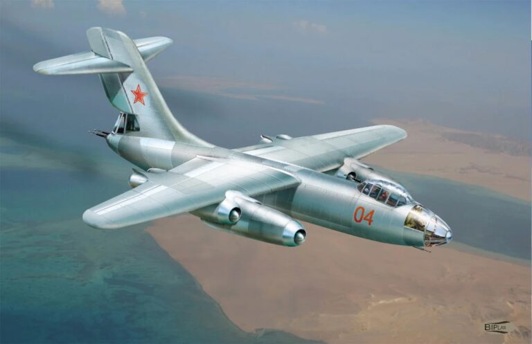 Рисунок фронтового бомбардировщика Су-10. Источник фото: http://авиару.рф/