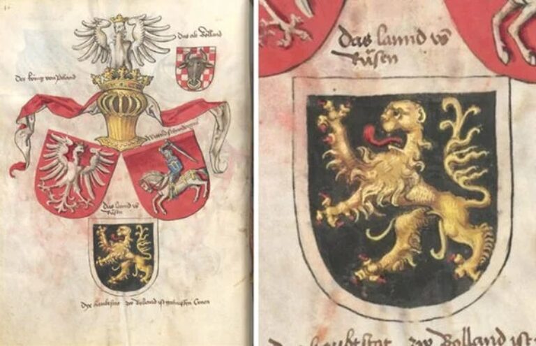 Герб "земли русских" в «Wappenbuch» Конрада Грюненберга, ок. 1480 г.